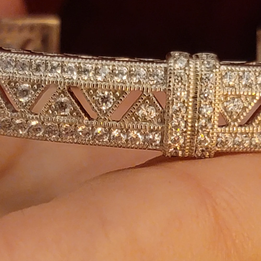 Ross-Simons Silver Bracelet W/ Jewelry Bag & Box
